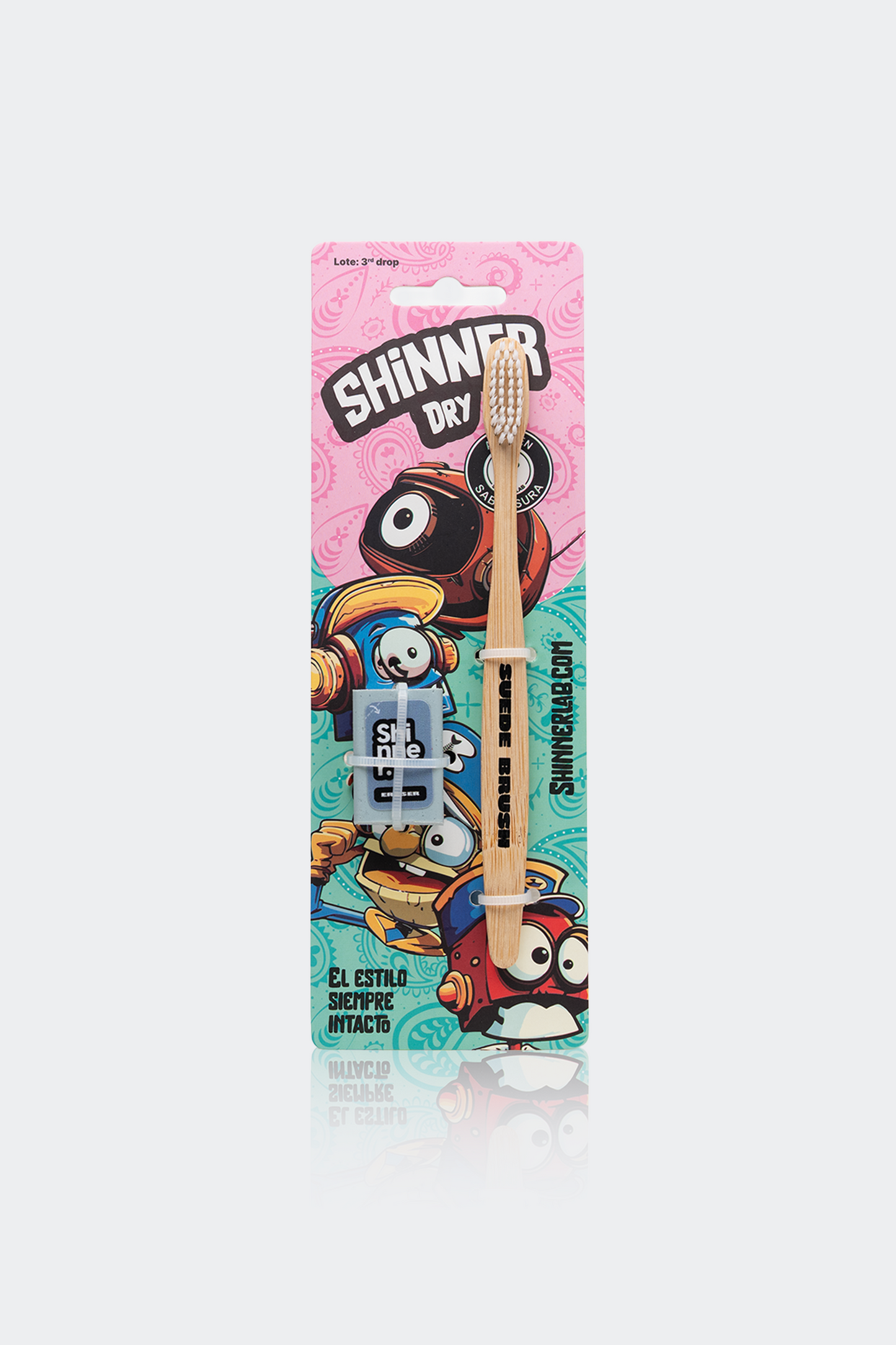 Shinner Cepillo + Borrador Gamuza