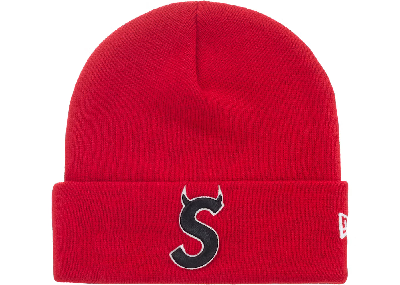Supreme New Era Beanie Red