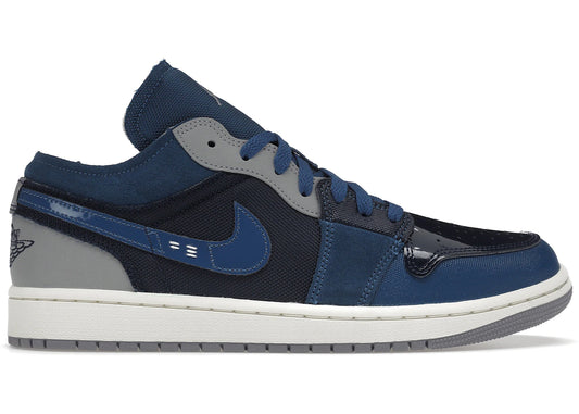 Jordan 1 Low Craft Obsidian French Blue