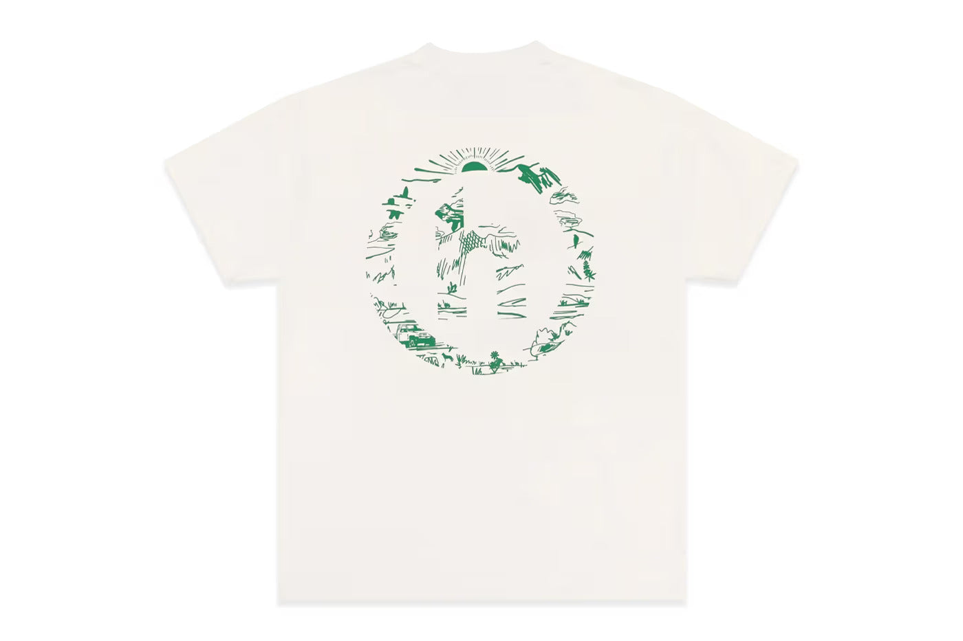 Hidden Camp Lake Tee White