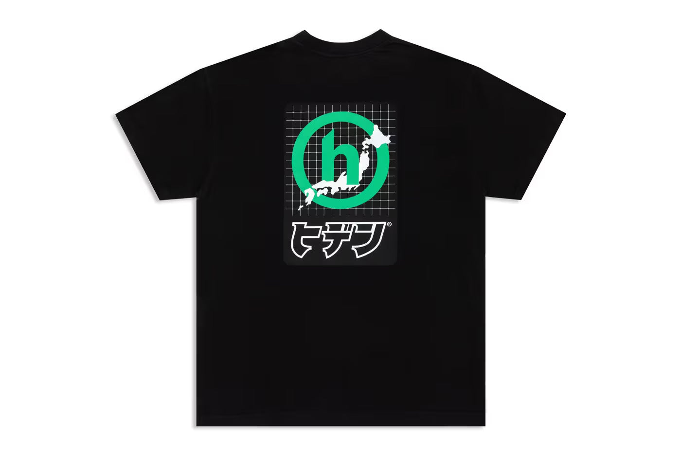 Hidden Japan Grid Tee Black