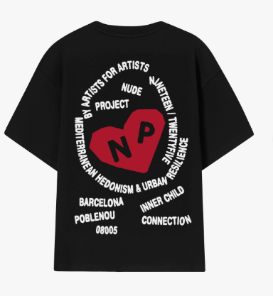 Nude Project Kora Black Tee