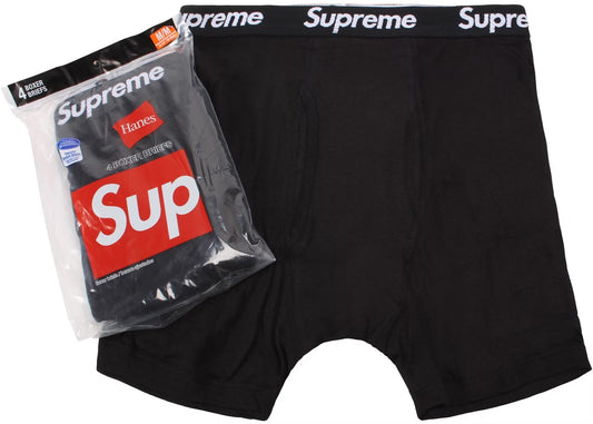 Supreme Boxers Negros (Pack x4 unidades)