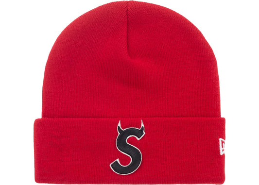 Supreme New Era Beanie Red