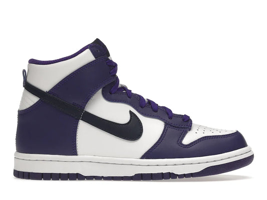 Nike Dunk High Electro Purple Midnight Navy (GS)